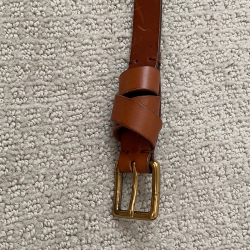 Madewell Brown Leather Belt